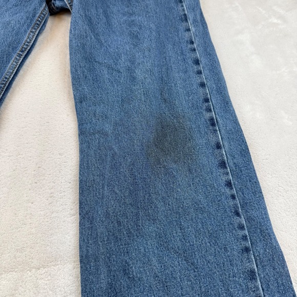 Levi's 505‎ Regular Fit Jeans Mens W38 L34 Blue Denim Pants Classic - Picture 2 of 9